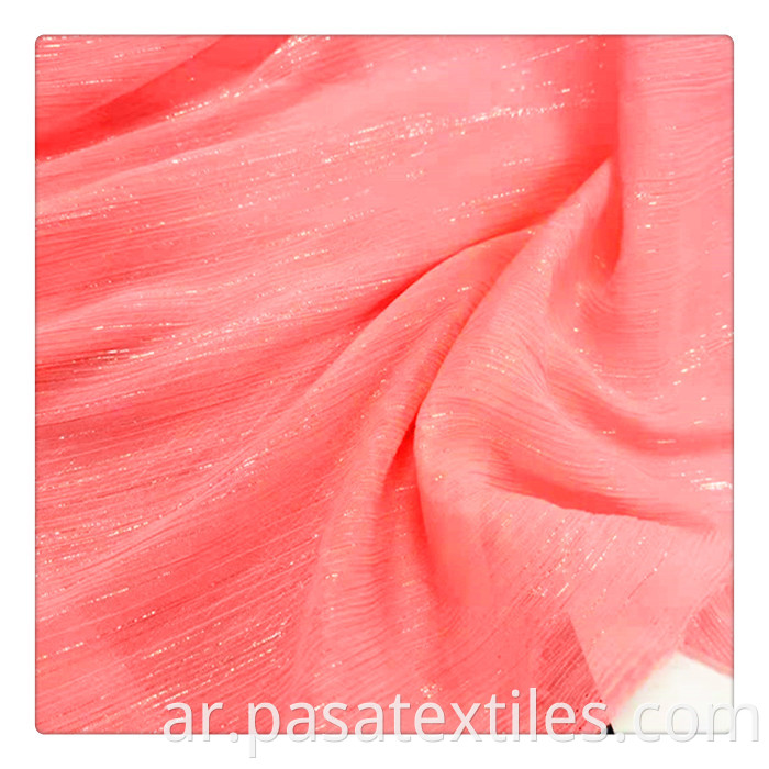 hot pink poly chiffon yoryu fabric 